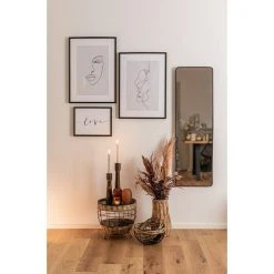 BAUHAUS Beistelltisch Polyrattan Ø X H: 50 X 45 Cm, Natur/Schwarz -BAUHAUS Shop 12 703