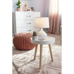 BAUHAUS Phönix Beistelltisch Buffalo Ø X H: 32 X 35 Cm, Weiß -BAUHAUS Shop 12 724