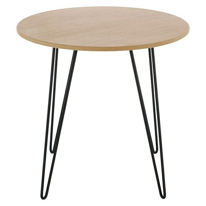BAUHAUS Beistelltisch Ø X H: 48 X 45 Cm, Mitteldichte Holzfaserplatte (MDF) 1 BAUHAUS Beistelltisch Ø X H: 48 X 45 Cm, Mitteldichte Holzfaserplatte (MDF)