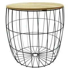 BAUHAUS Beistelltisch Ø X H: 40 X 41 Cm, Mitteldichte Holzfaserplatte (MDF)