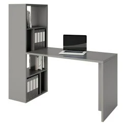 BAUHAUS Phönix Fortuna Regalschreibtisch Grau, Anzahl Fächer: 6 Stk.