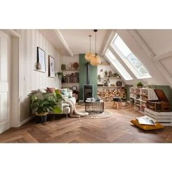 BAUHAUS Beistelltisch Ø X H: 53 X 33 Cm, Natur/Schwarz, Metall -BAUHAUS Shop 12 811