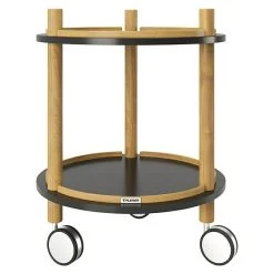 BAUHAUS Phönix Playboy Beistelltisch Carly Ø X H: 40 X 50 Cm, Schwarz, Anzahl Böden: 2 Stk.