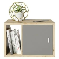 BAUHAUS Phönix Fortuna Beistelltisch L X B X H: 34 X 58 X 39,2 Cm, Eiche, Mit Türeinsatz