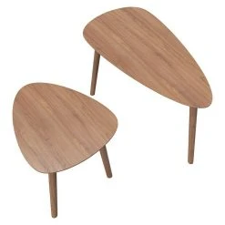 BAUHAUS Phönix Playboy Couchtisch Kayla Nussbaum, 2 -tlg. -BAUHAUS Shop 12 836