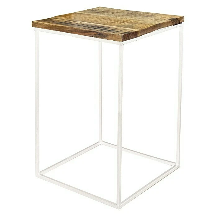 BAUHAUS Beistelltisch 33 X 33 X 50 Cm, Mangoholz 1 BAUHAUS Beistelltisch 33 X 33 X 50 Cm, Mangoholz