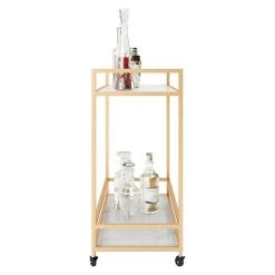 BAUHAUS Phönix Playboy Servierwagen Ginger L X B X H: 40 X 90 X 87 Cm, Gold, Anzahl Böden: 2 Stk. -BAUHAUS Shop 12 847