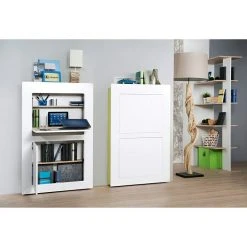 BAUHAUS Phönix Wandschreibtisch Milano L X B X H: 20 X 81 X 128,5 Cm, Natur/Weiß -BAUHAUS Shop 12 857