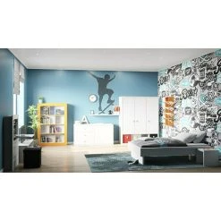 BAUHAUS Phönix Wandschreibtisch Milano L X B X H: 20 X 81 X 128,5 Cm, Natur/Weiß -BAUHAUS Shop 12 859