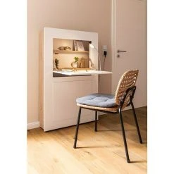 BAUHAUS Phönix Wandschreibtisch Milano L X B X H: 20 X 81 X 128,5 Cm, Natur/Weiß -BAUHAUS Shop 12 860