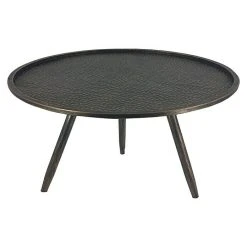 BAUHAUS Beistelltisch Metall Ø X H: 91 X 40 Cm, Anthrazit
