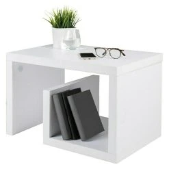 BAUHAUS Phönix Beistelltisch Los Angeles L X B X H: 40 X 60 X 40 Cm, Weiß -BAUHAUS Shop 12 888