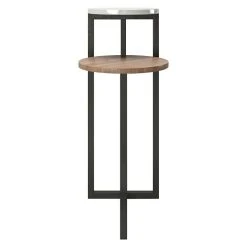 BAUHAUS Phönix Playboy Beistelltisch Cheryl L X B X H: 49 X 49 X 80 Cm, Nussbaum, Anzahl Böden: 2 Stk. -BAUHAUS Shop 12 916