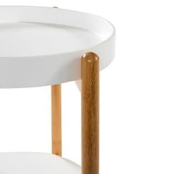 BAUHAUS Phönix Rubby Beistelltisch Ø X H: 40 X 45 Cm, Weiß -BAUHAUS Shop 12 918