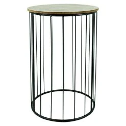 BAUHAUS Beistelltisch Ø X H: 25 X 60 Cm, Metall