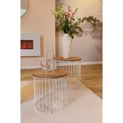 BAUHAUS Beistelltisch Ø X H: 35 X 37 Cm, Natur/Weiß, Mangoholz 6 BAUHAUS Beistelltisch Ø X H: 35 X 37 Cm, Natur/Weiß, Mangoholz -BAUHAUS Shop 12 949