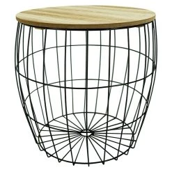 BAUHAUS Beistelltisch Ø X H: 35 X 37 Cm, Mitteldichte Holzfaserplatte (MDF)