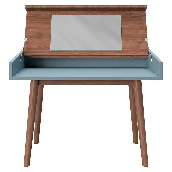 BAUHAUS Phönix Playboy Schminktisch Henriette L X B X H: 50 X 100 X 75 Cm, Nussbaum, Spiegel 4 BAUHAUS Phönix Playboy Schminktisch Henriette L X B X H: 50 X 100 X 75 Cm, Nussbaum, Spiegel – Bild 4