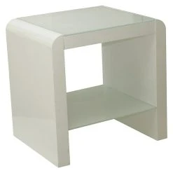 BAUHAUS Phönix Atlanta Beistelltisch L X B X H: 35 X 42,7 X 42,7 Cm, Weiß